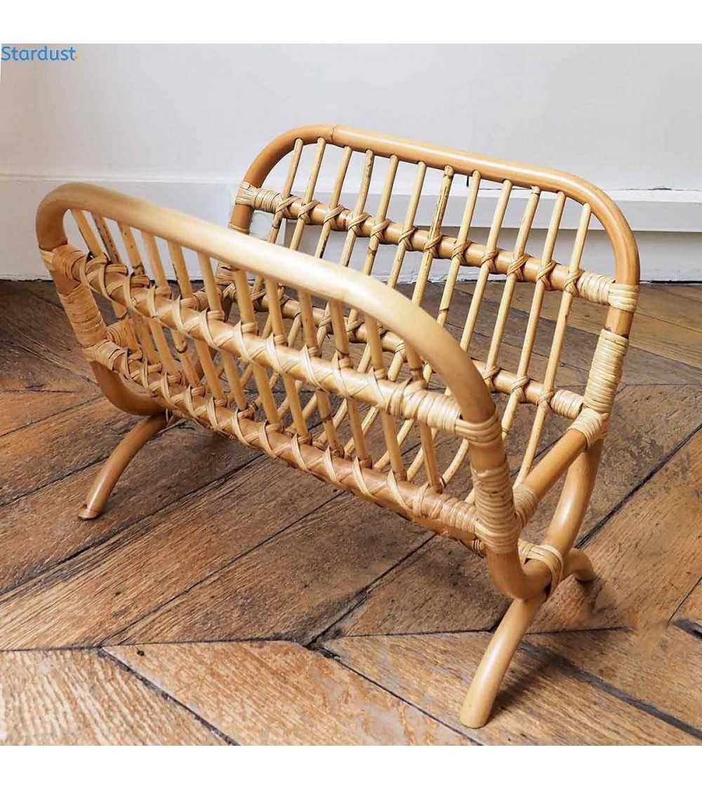 IKEA Porte-revues TRUMMIS En Rotin Fait Main - Rangement Naturel Et Élégant Pour Magazines A4