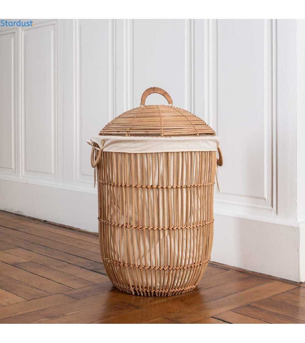 Rainsworth Panier à linge avec couvercle, 140L collecteur de linge - 4